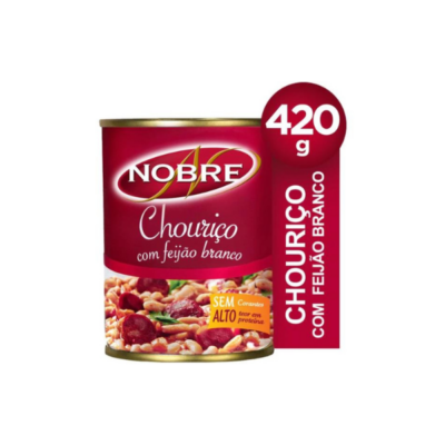 Nobre Chouriço com Feijao Branco 420 Gr
