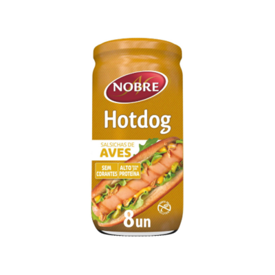 Nobre Salsichas Hotdog Aves 420 Gr