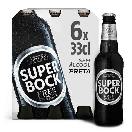 Super Bock Stout Zonder Alcohol 33 Cl