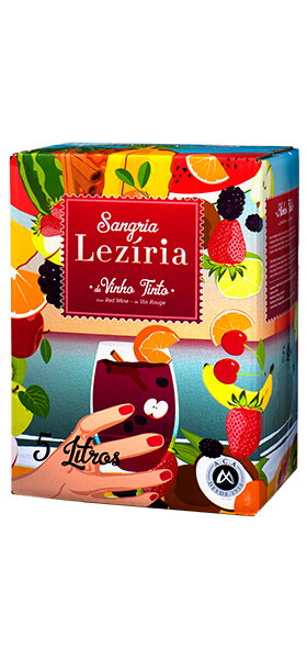 Leziria Bag in Box Sangria Rood 5 L