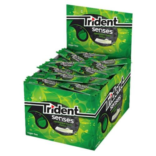 Trident Pastilhas Senses Rain Forest Mint