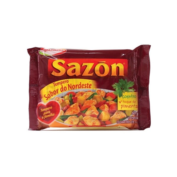 Sazon Ajinomoto Sabor do Nordeste Tempero 60 Gr