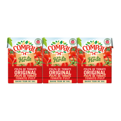 Compal Polpa de Tomate 3 x 200 Ml