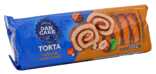 Dan Cake Torta com Recheio de Chocolate e Avela 300 Gr