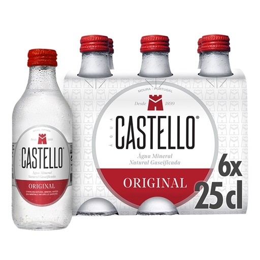 Agua Castelo Com Gas 25 cl