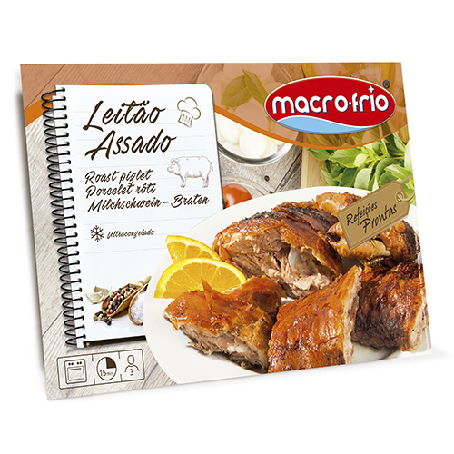 Macro Frio Leitao Assado Cortado 800 Gr